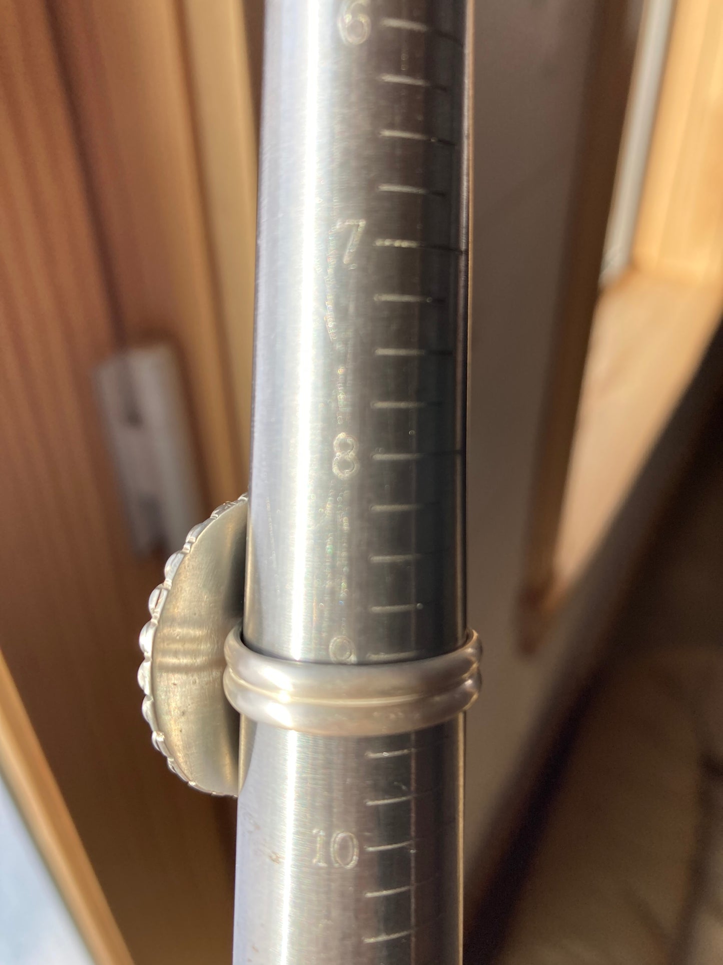 White Buffalo Turquoise Ring